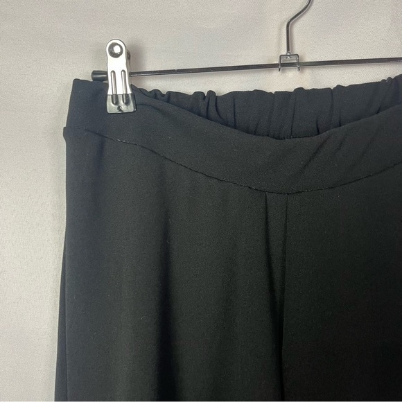 ASOS Black Cropped Wide Leg Culotte Pants 4 - Picture 3 of 4